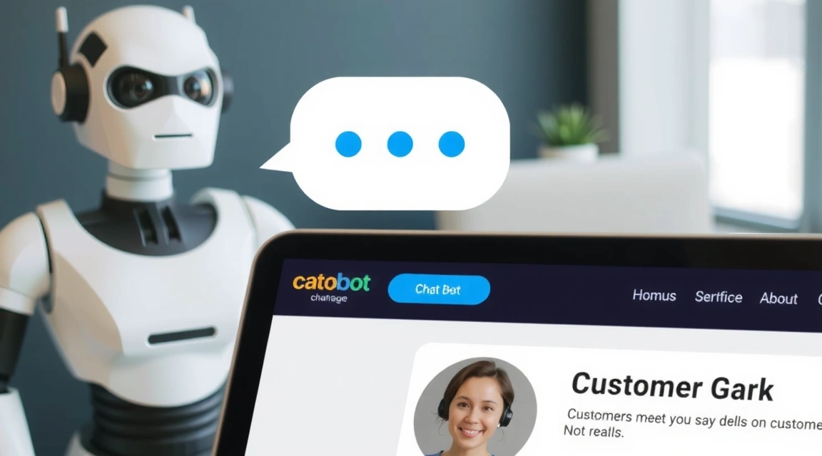 Chatbot pomáhající zákazníkovi na webové stránce