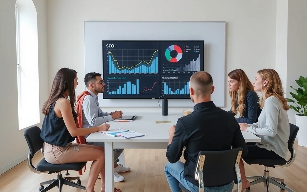 Tým Promostorm analyzující SEO data