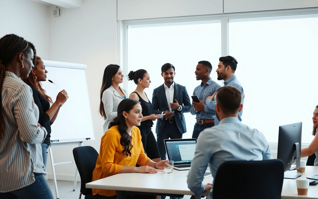 Tým Promostorm diskutuje marketingové strategie